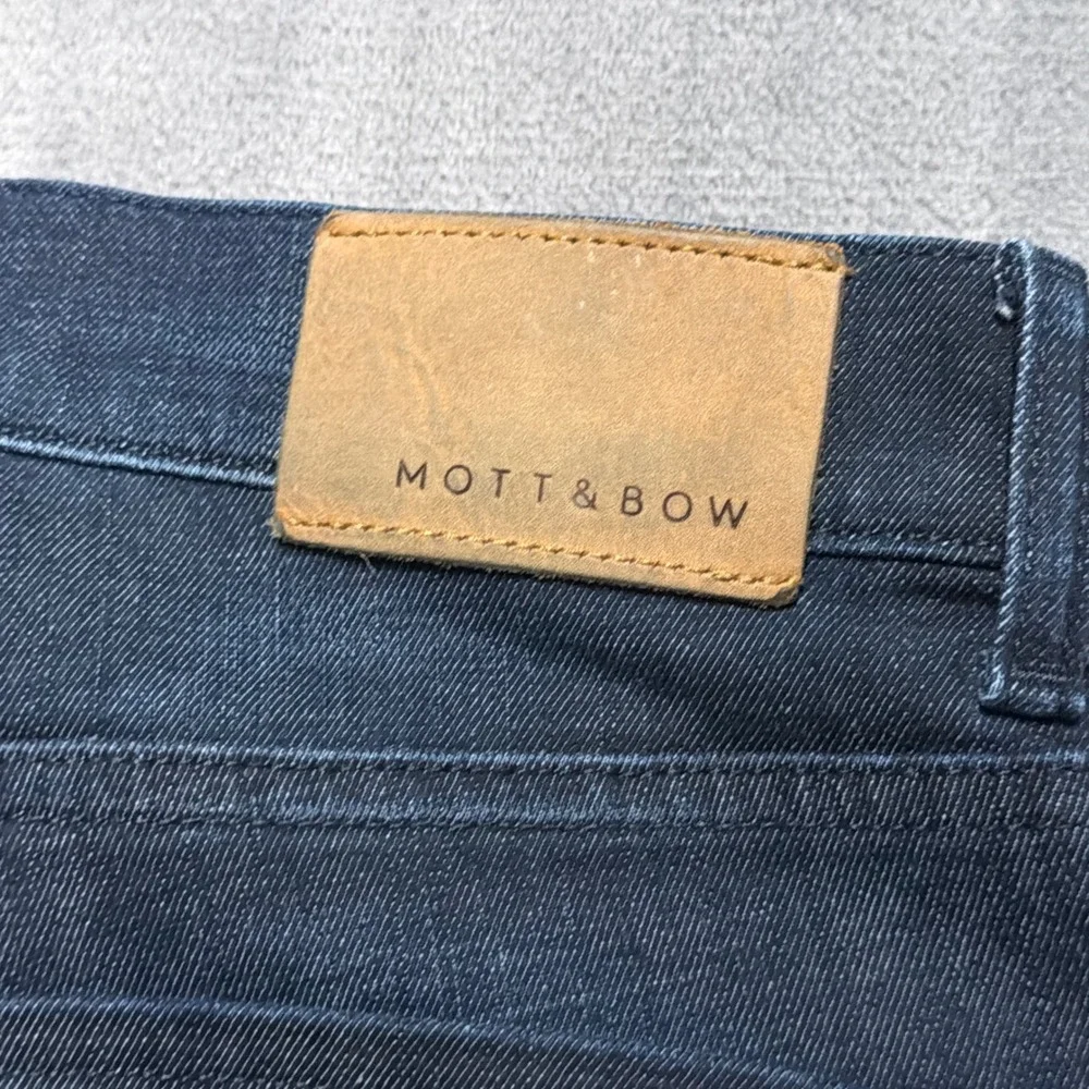 Mott & Bow Straight Crosby Jeans Mens 29x32 Dark Blue Stretch Denim Casual